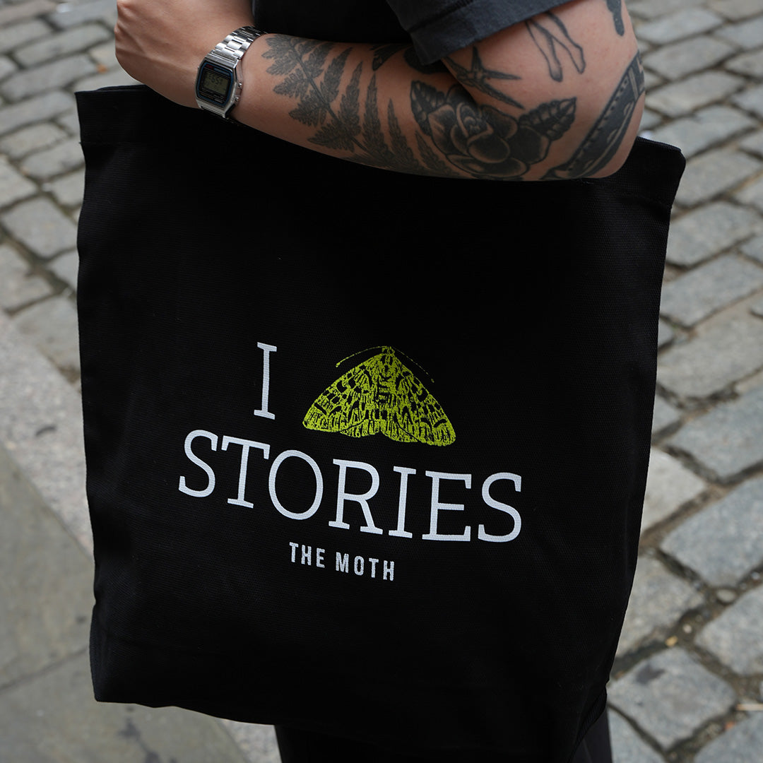 I Moth Stories Tote - Black