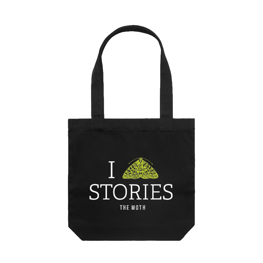 I Moth Stories Tote - Black