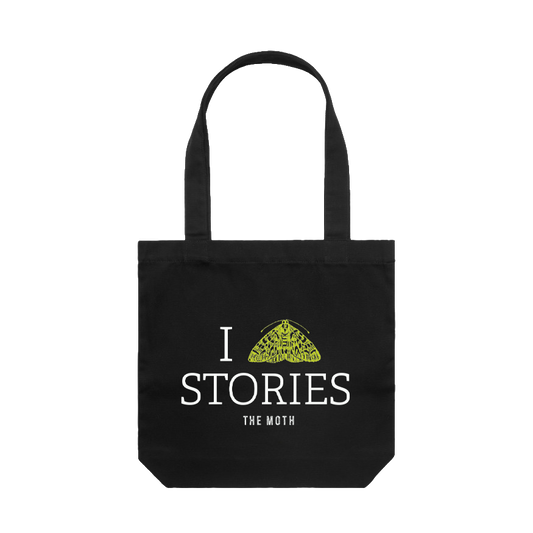 I Moth Stories Tote - Black